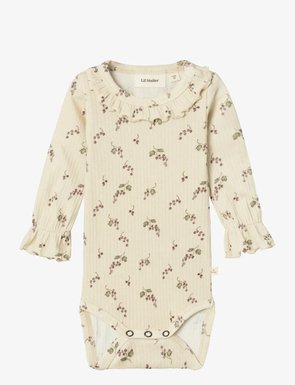 Lil'Atelier - NBFGIO BIA LS SLIM BODY LIL - langärmelige bodys - birch - 0