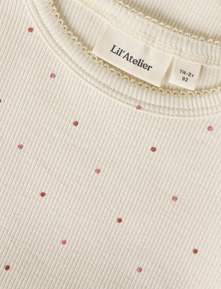 Lil'Atelier - NMFGAGO KUO LS SLIM TOP LIL - turtledove - 2
