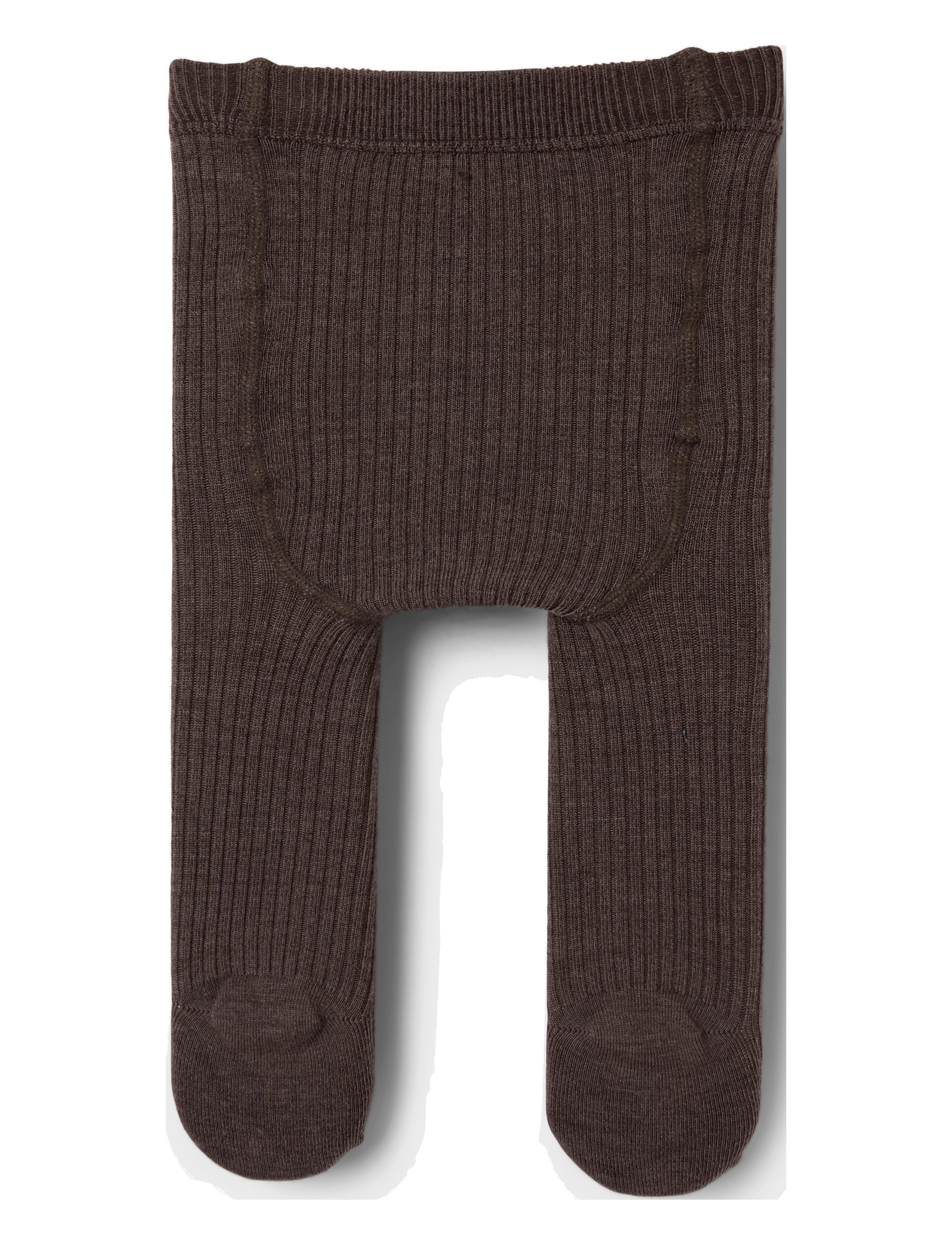 Lil'Atelier - NMFRAKEL IBI PANTYHOSE WO/PO LIL - shitake - 1