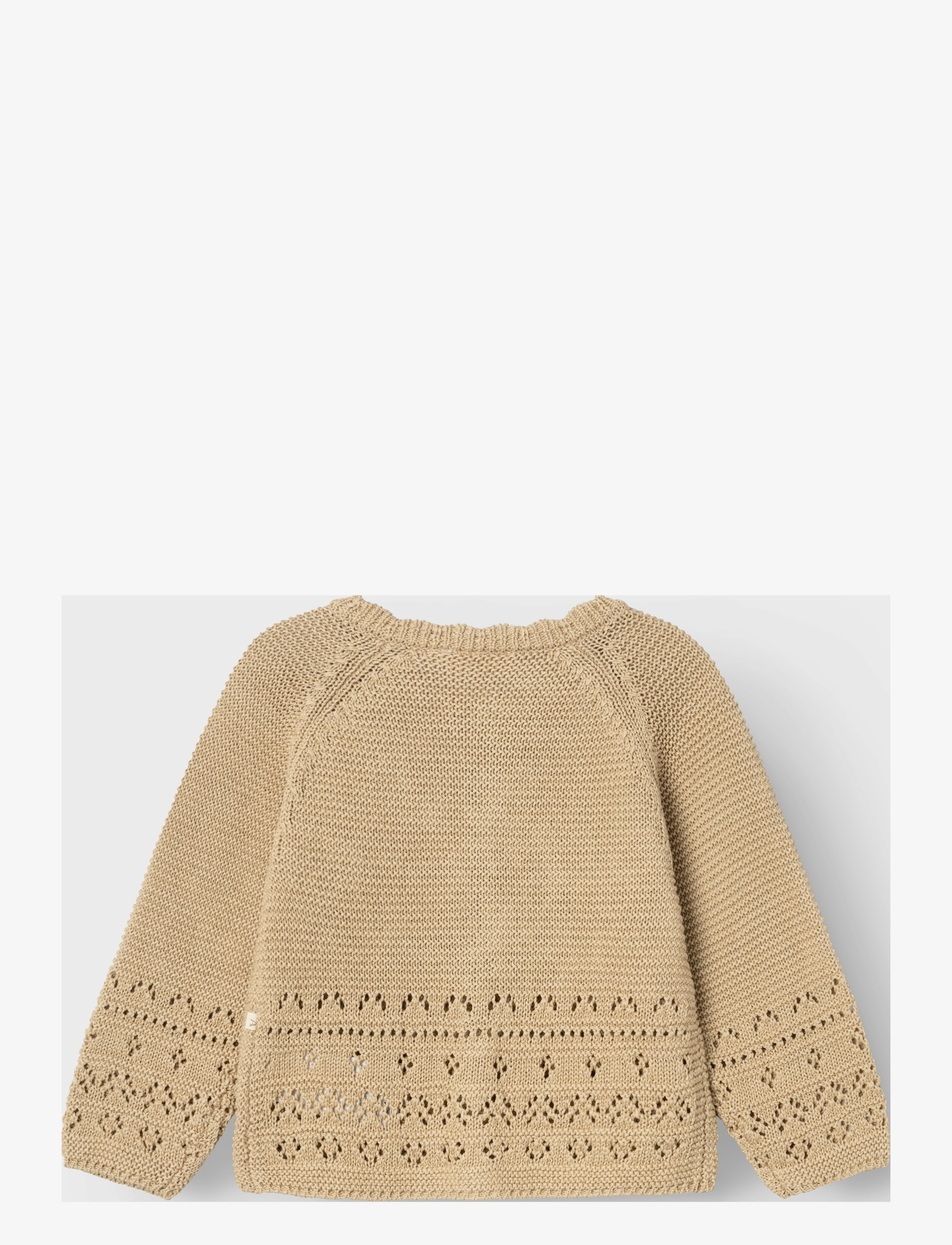 Lil'Atelier - NMFOSANNA LS KNIT CARD LIL - irish cream - 1