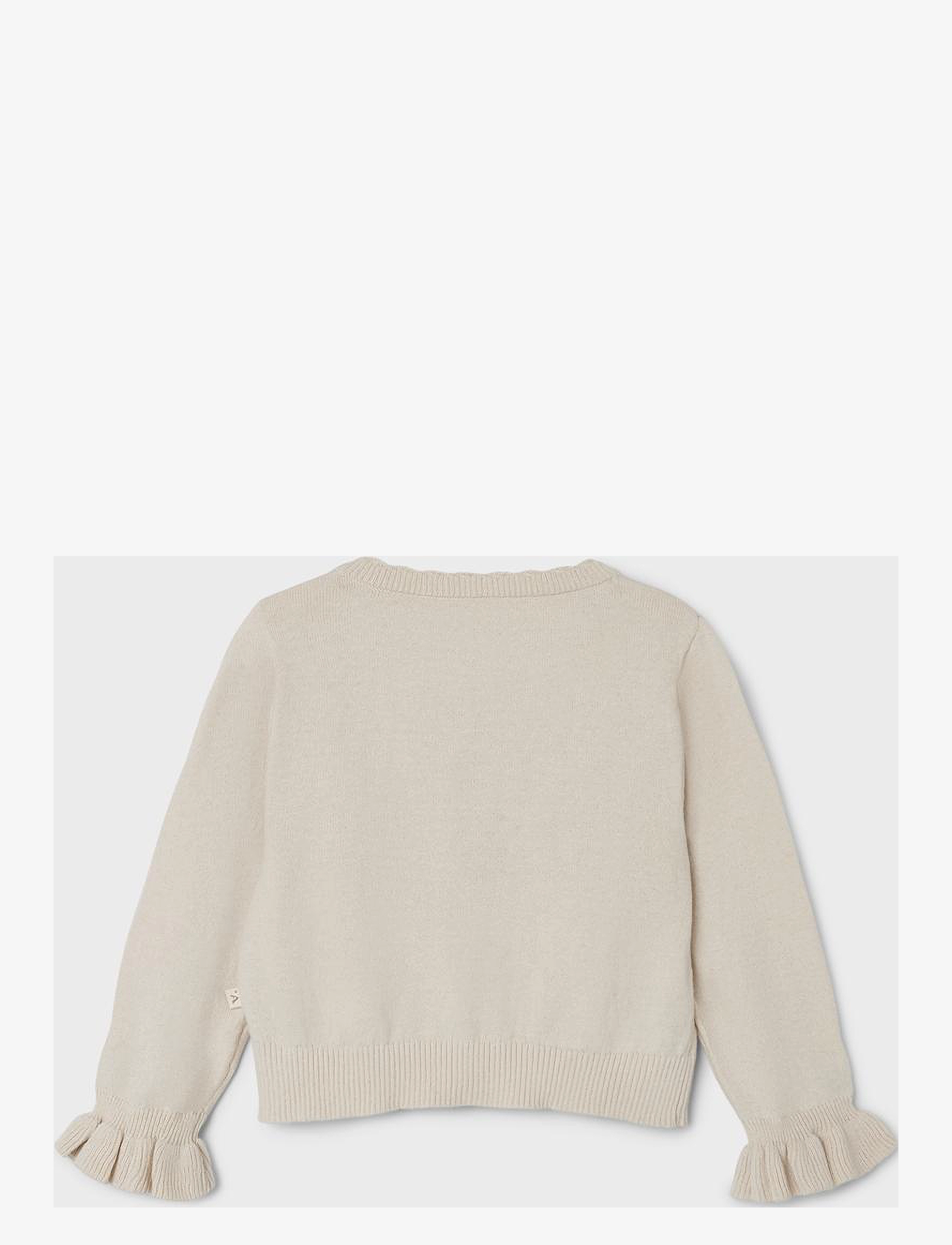 Lil'Atelier - NMFFAUCI LIA LS SHORT KNIT CARD LIL - sandshell - 2