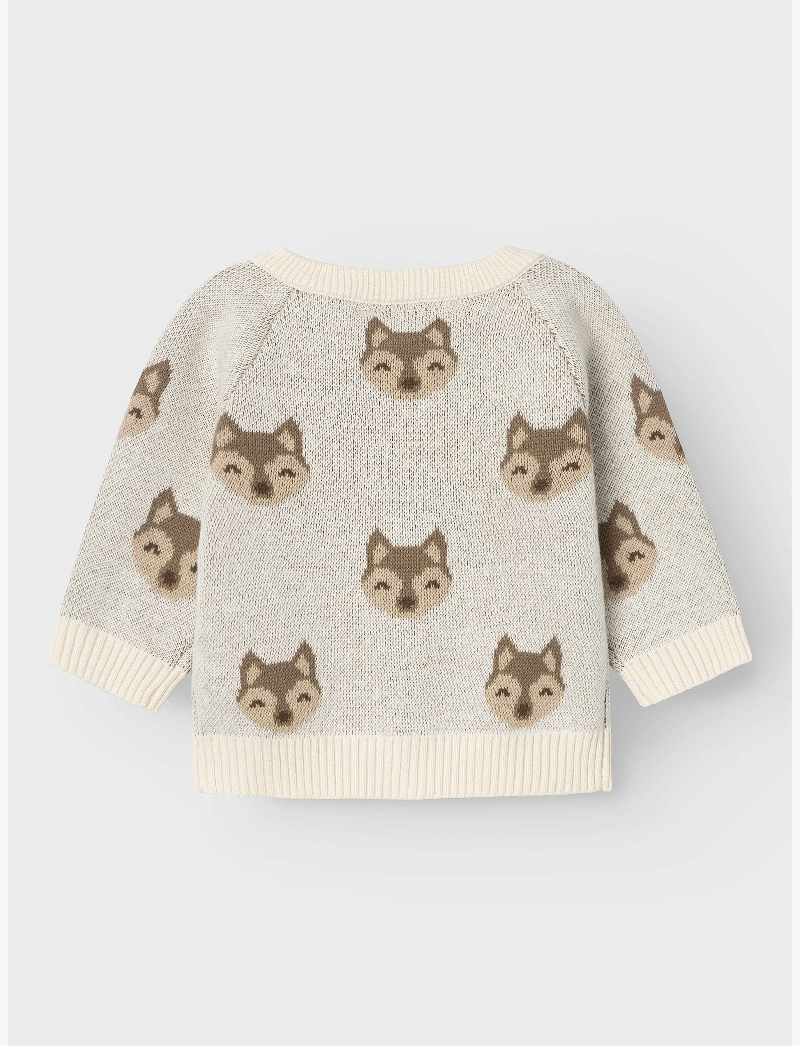 Lil'Atelier - NBMLAMOE LS KNIT CARD LIL - birch - 2