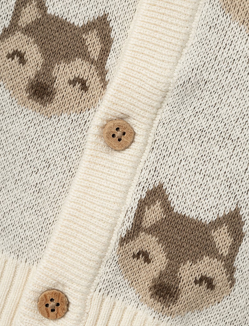 Lil'Atelier - NBMLAMOE LS KNIT CARD LIL - kardiganid - birch - 3