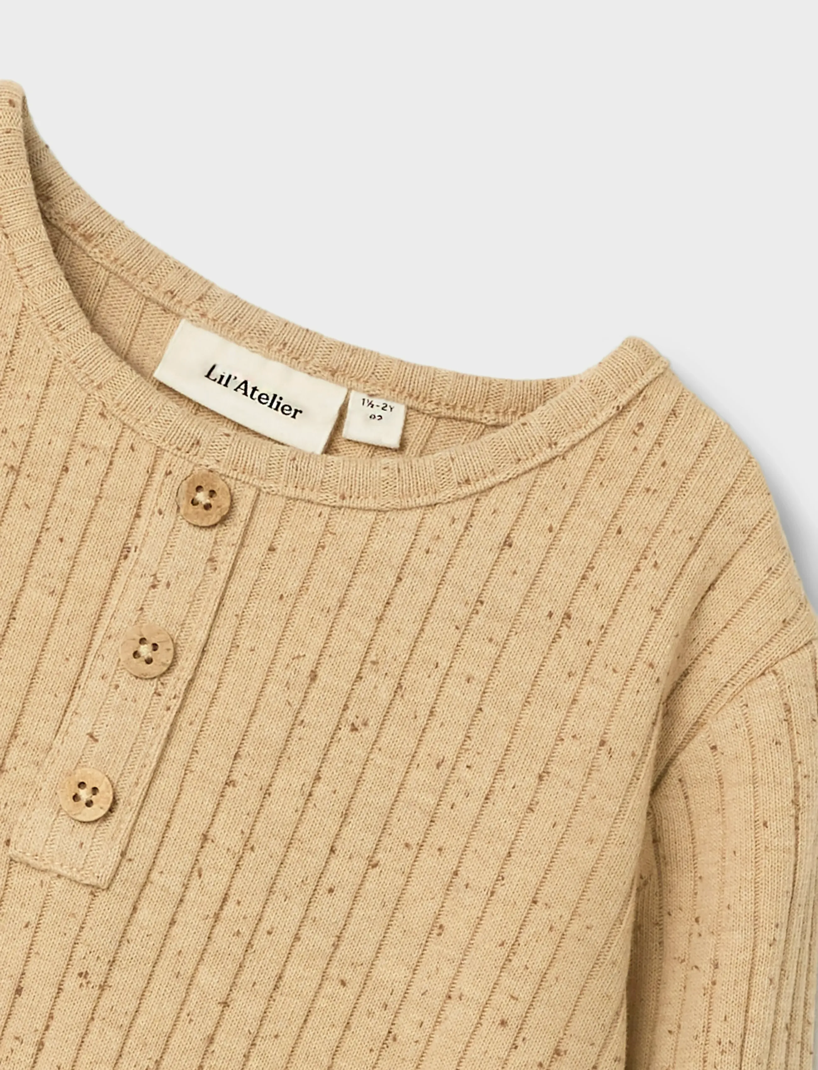 Lil'Atelier - NMMOMILO LS TOP LIL - irish cream - 2