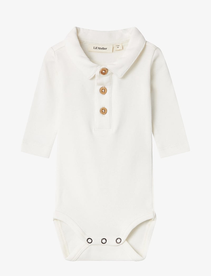 Lil'Atelier - NBMFUNDO LS SLIM BODY LIL - langärmelige bodys - coconut milk - 1
