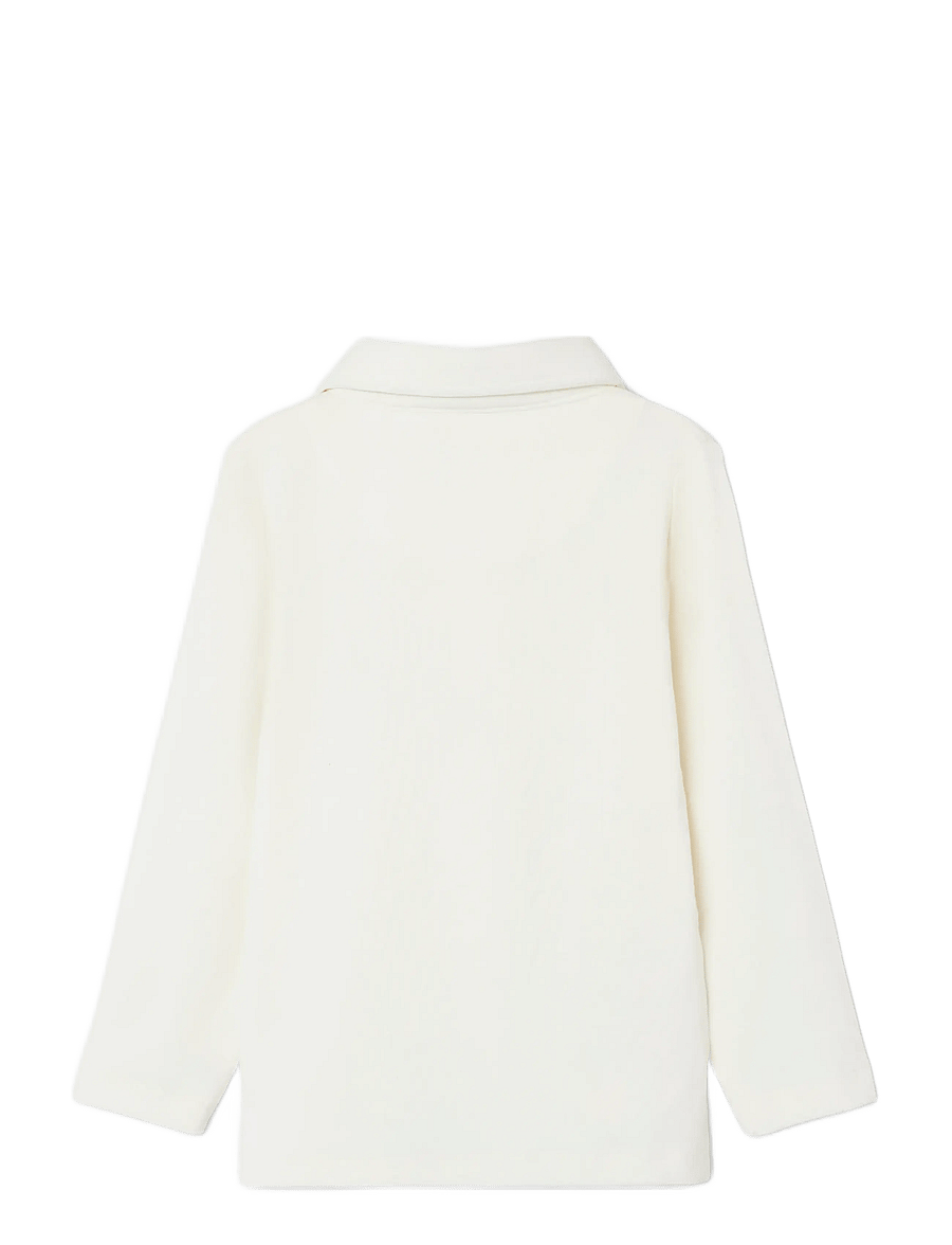 Lil'Atelier - NMMFUNDO LS SLIM TOP LIL - pikkade varrukatega polod - coconut milk - 1