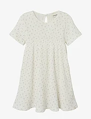 Lil'Atelier - NMFHULLA SS DRESS LIL - short-sleeved casual dresses - coconut milk - 0
