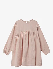 Lil'Atelier - NMFBIBA LS LOOSE DRESS LIL - long-sleeved casual dresses - cameo rose - 0