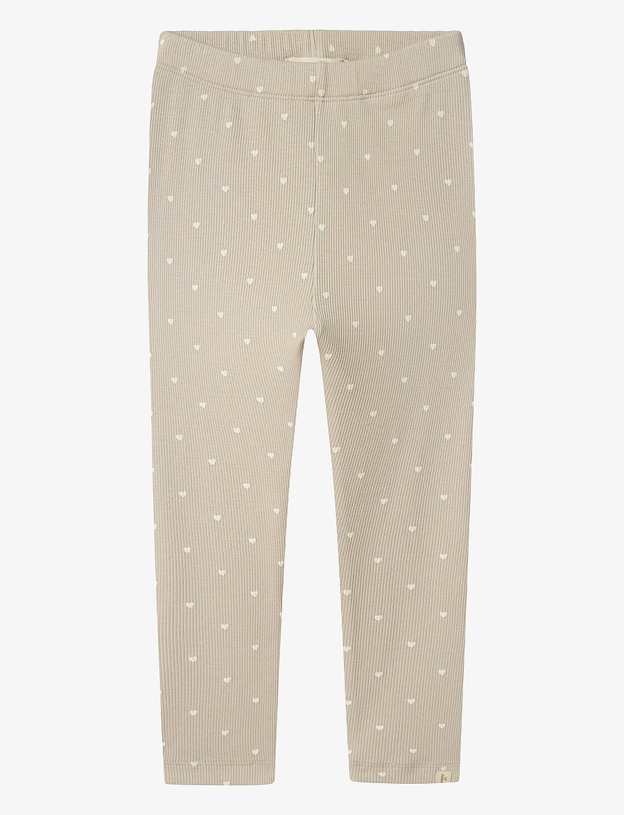Lil'Atelier - NMFGAGO SLIM LEGGING LIL NOOS - retuusid - gray morn - 0