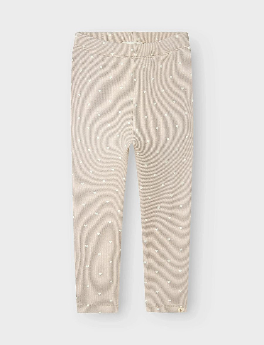 Lil'Atelier - NMFGAGO SLIM LEGGING LIL NOOS - retuusid - gray morn - 2