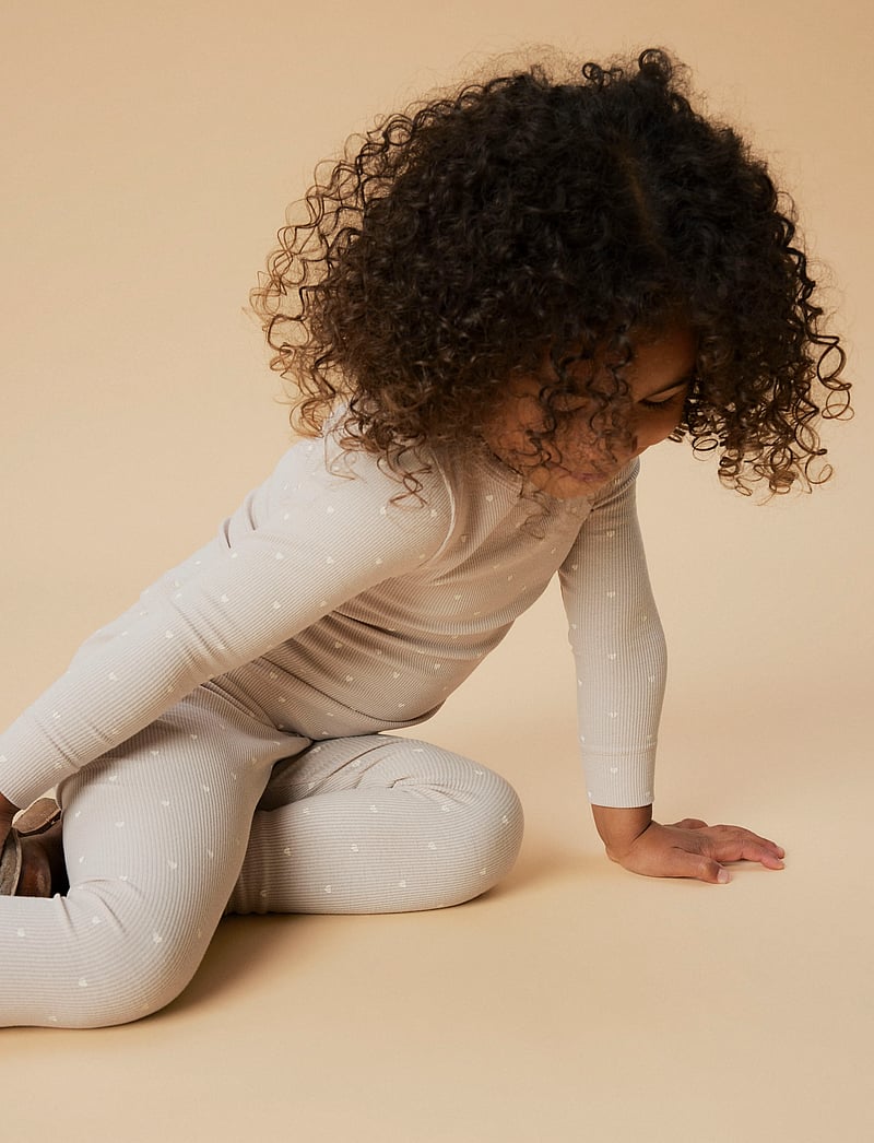 Lil'Atelier - NMFGAGO SLIM LEGGING LIL NOOS - leggings - gray morn - 3