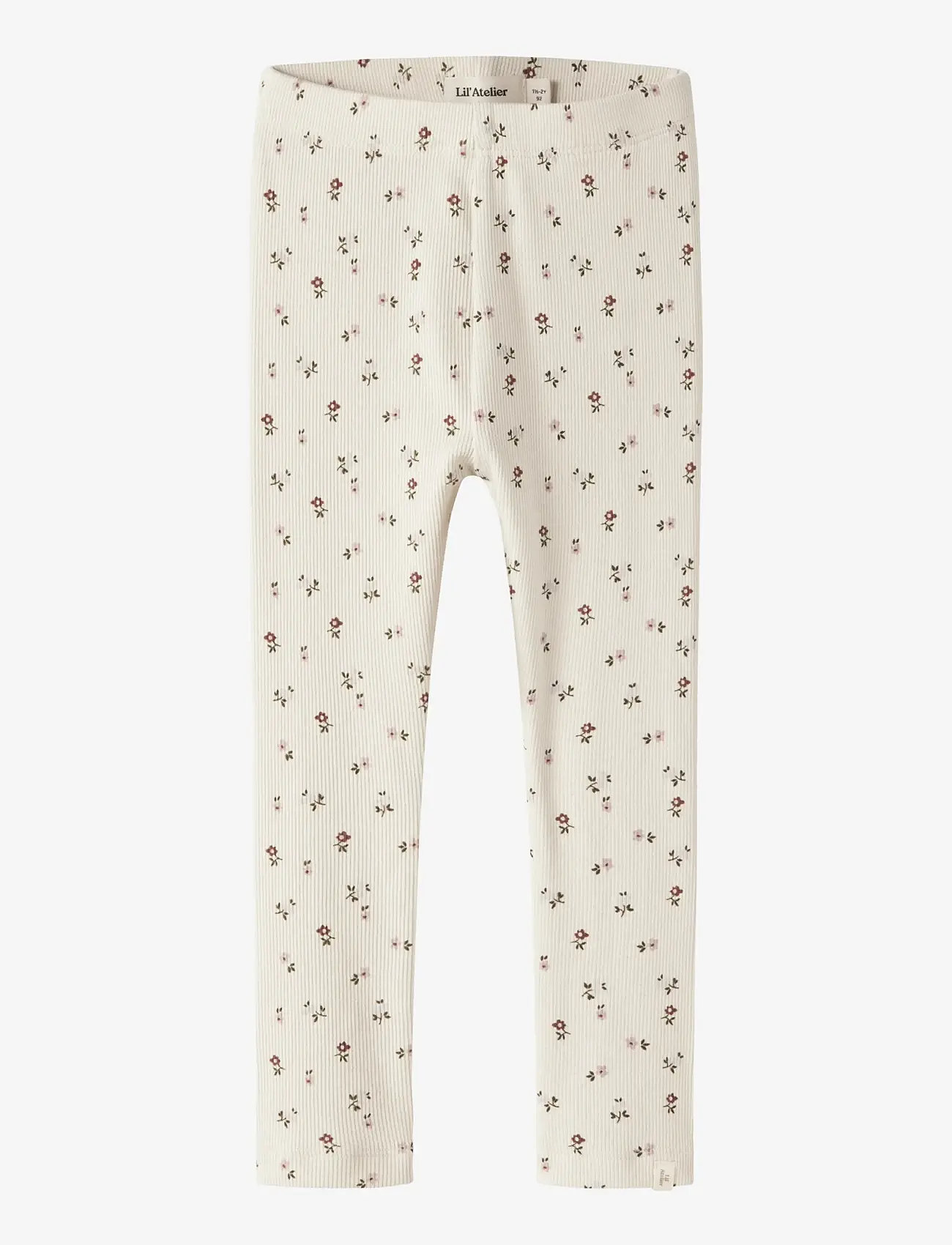 Lil'Atelier - NMFGAGO SLIM LEGGING LIL NOOS - leggingsit - turtledove - 0