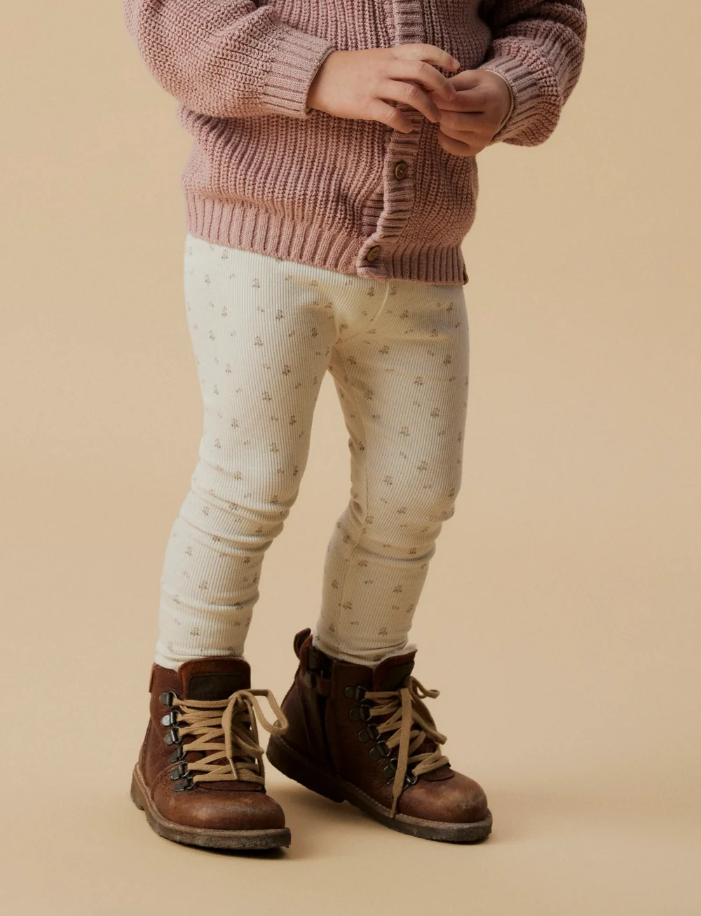 Lil'Atelier - NMFGAGO SLIM LEGGING LIL NOOS - leggings - turtledove - 2