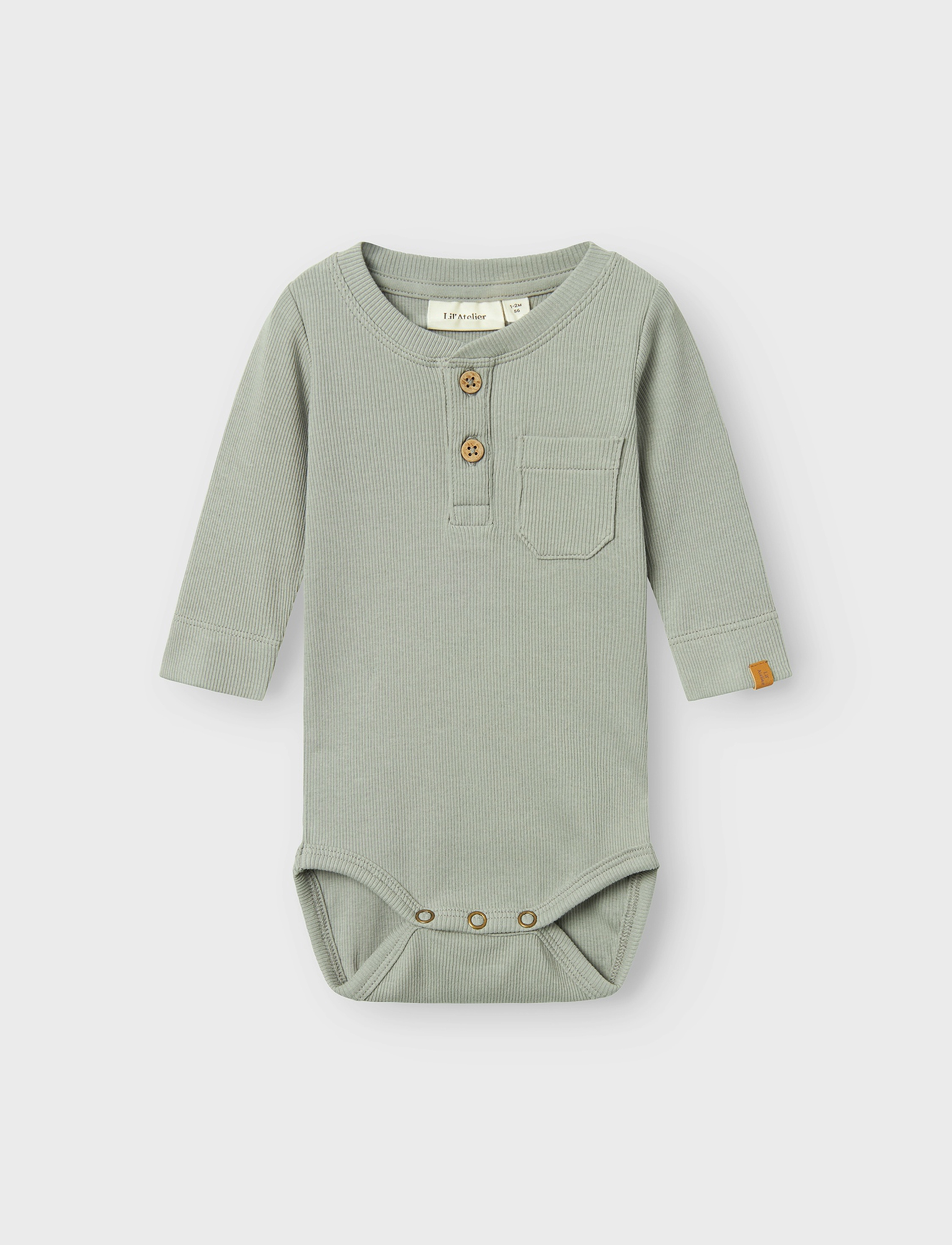 Lil'Atelier - NBMHALLI HUA LS SLIM BODY LIL - limestone - 3