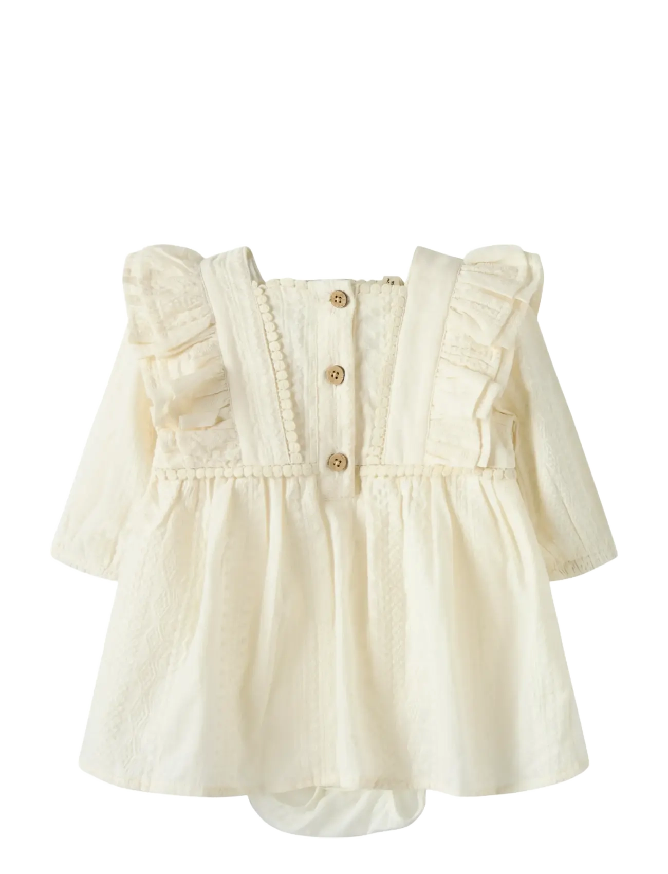 Lil'Atelier - NBFROSO LS BODY DRESS LIL - turtledove - 1