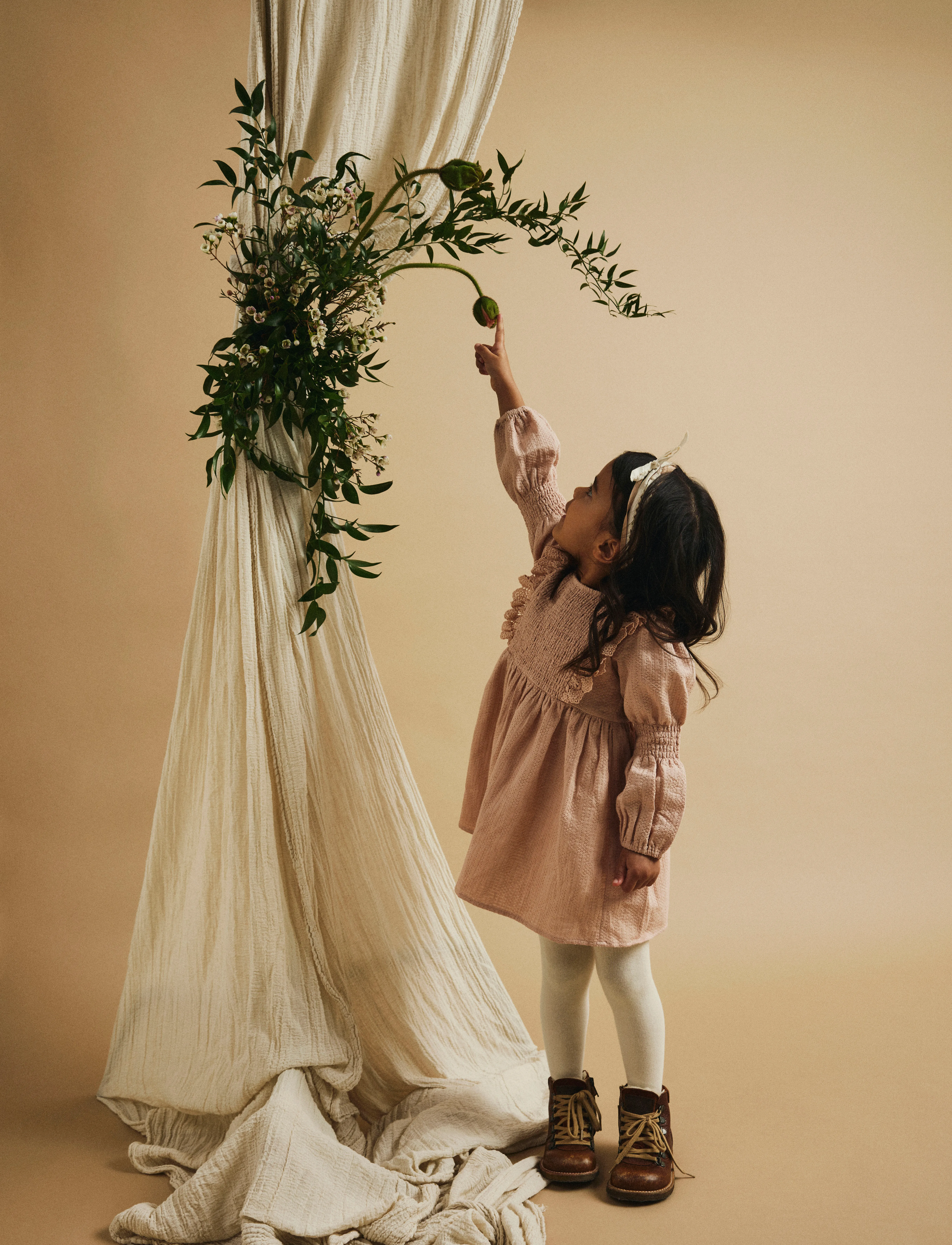 Lil'Atelier - NMFROSITA LS DRESS LIL - rugby tan - 2
