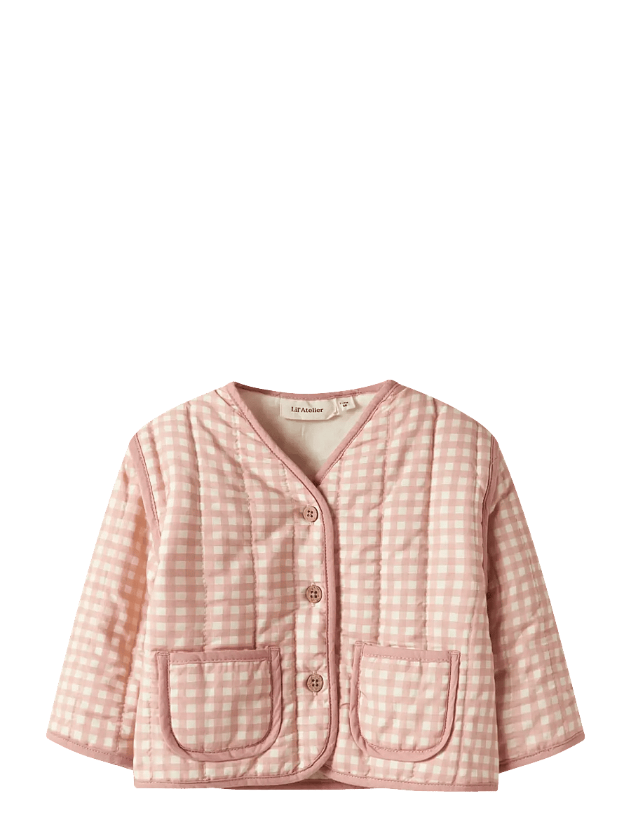 Lil'Atelier - NBFLAROSE LS QUILT JACKET LIL - quilted jassen - cameo rose - 0