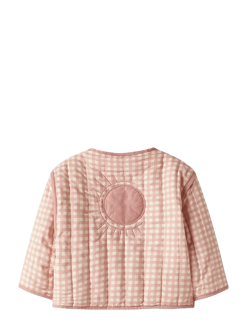 Lil'Atelier - NBFLAROSE LS QUILT JACKET LIL - dygsniuotosios striukės - cameo rose - 1