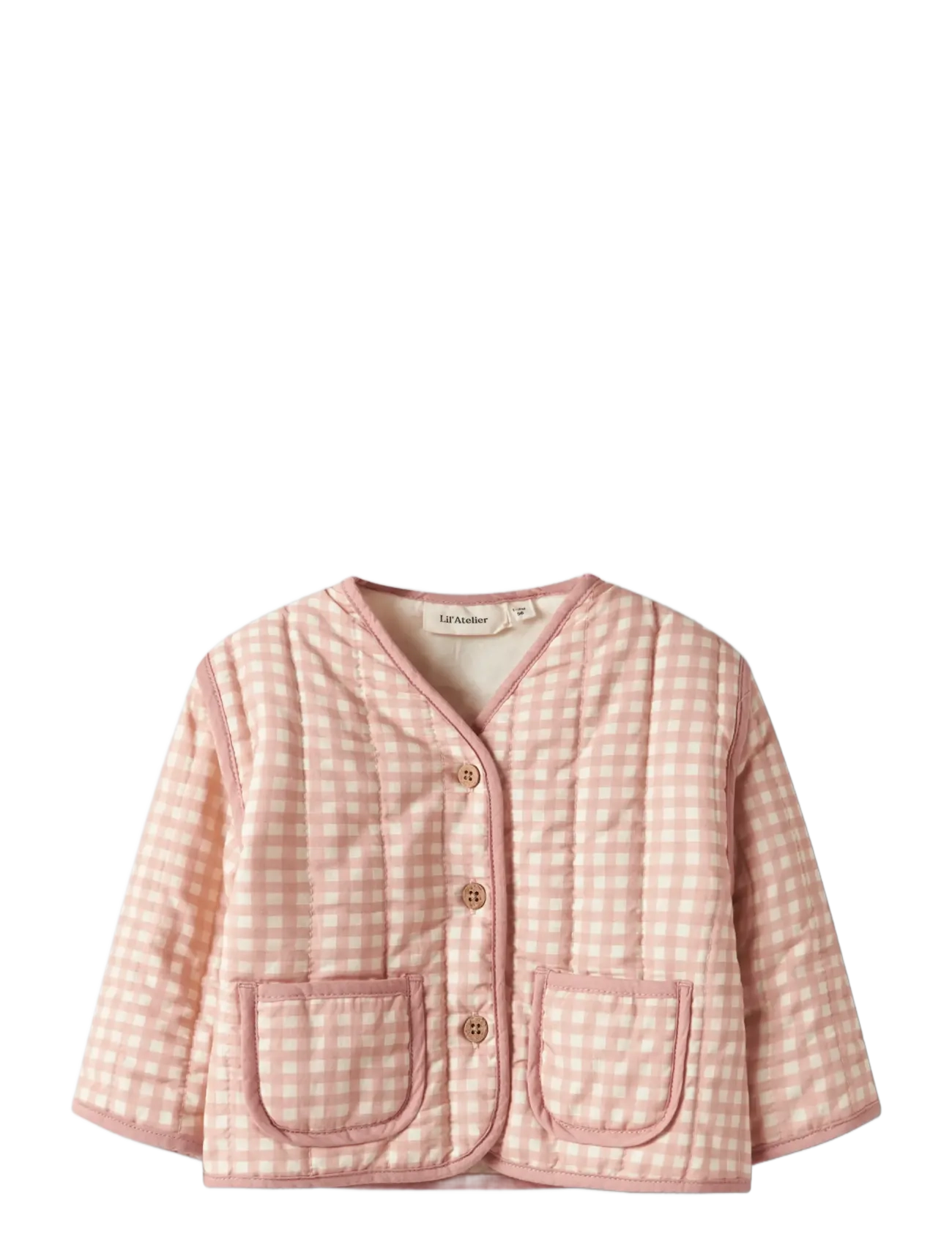 Lil'Atelier - NBFLAROSE LS QUILT JACKET LIL - quilted jackets - cameo rose - 2
