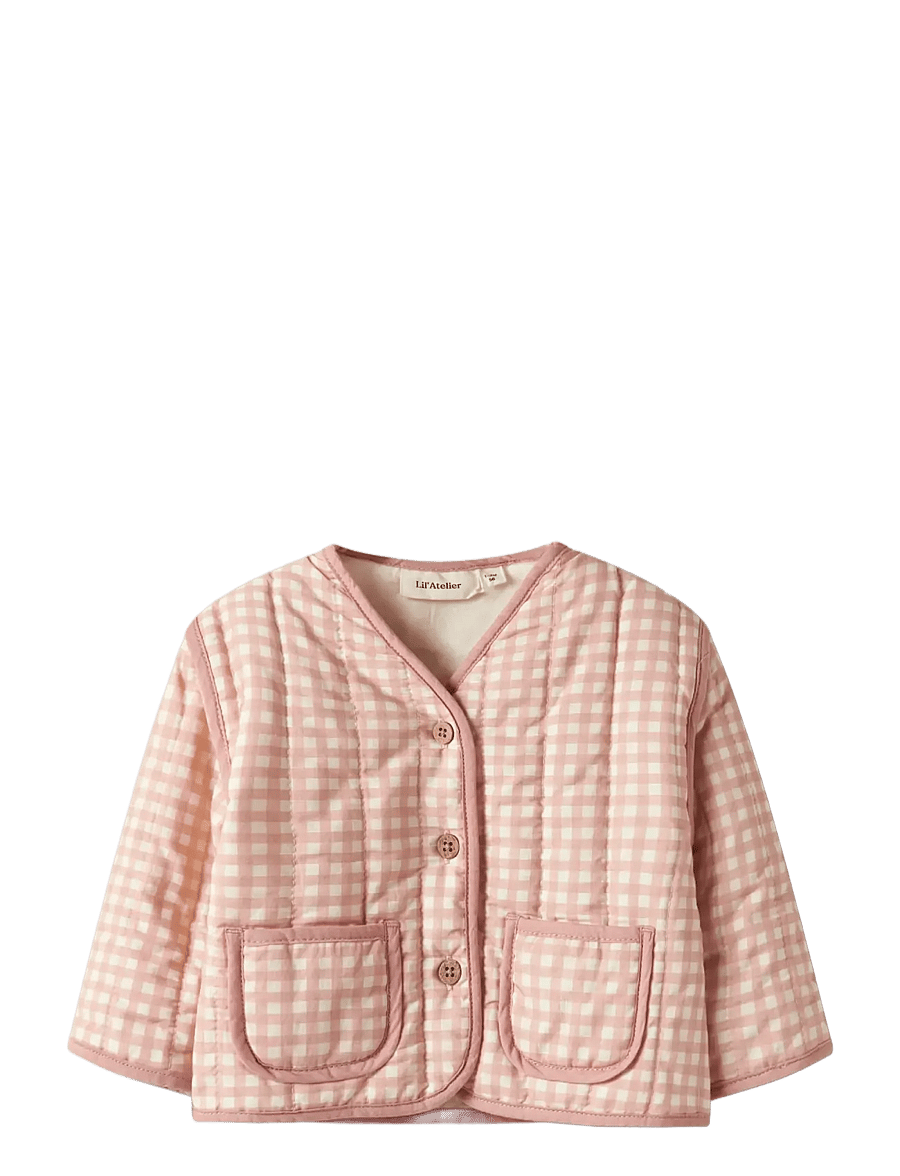 Lil'Atelier - NBFLAROSE LS QUILT JACKET LIL - quilted jassen - cameo rose - 2