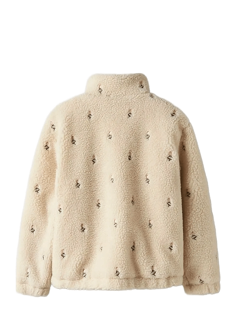 Lil'Atelier - NMFNALO LOOSE JACKET LIL - fleecejakker - bleached sand - 2