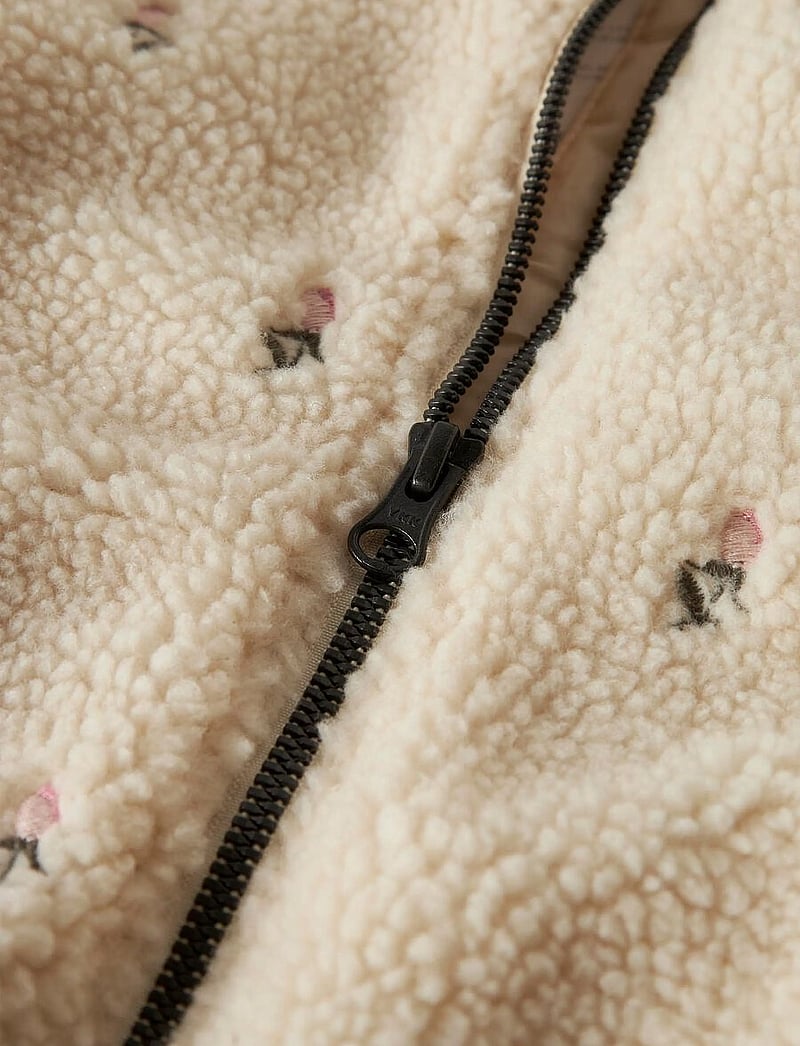 Lil'Atelier - NMFNALO LOOSE JACKET LIL - fleecejakker - bleached sand - 0