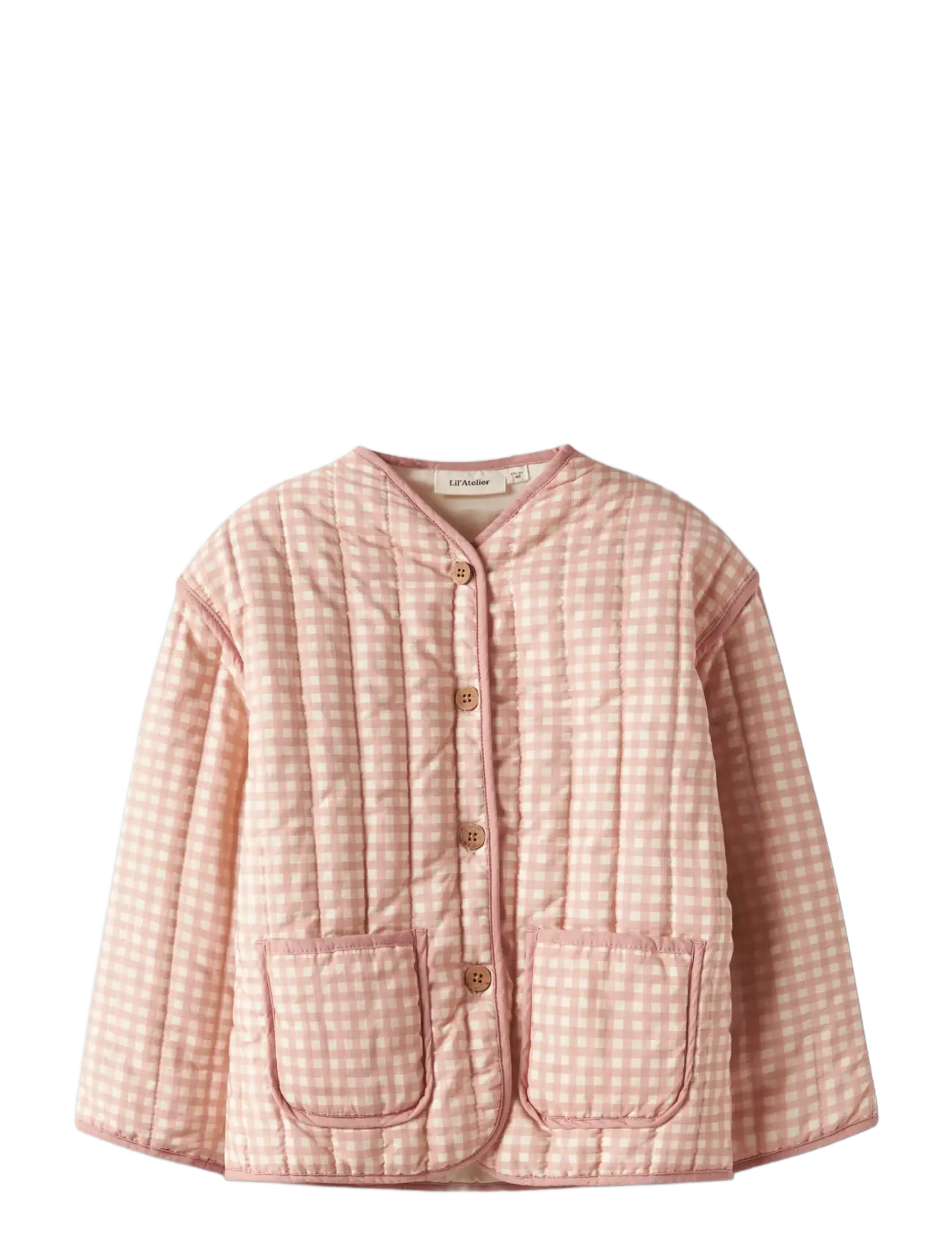 Lil'Atelier - NMFLAROSE LS QUILT JACKET LIL - fall jackets - cameo rose - 2