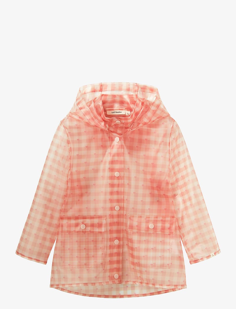 Lil'Atelier - NMFMAMIO LOOSE RAIN JACKET FO LIL - sadetakit - peach whip - 0