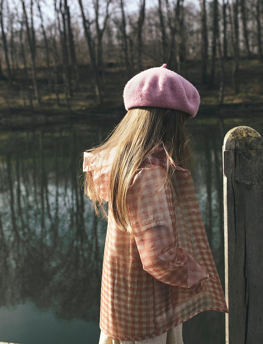 Lil'Atelier - NMFMAMIO LOOSE RAIN JACKET FO LIL - kurtki przeciwdeszczowe - peach whip - 2
