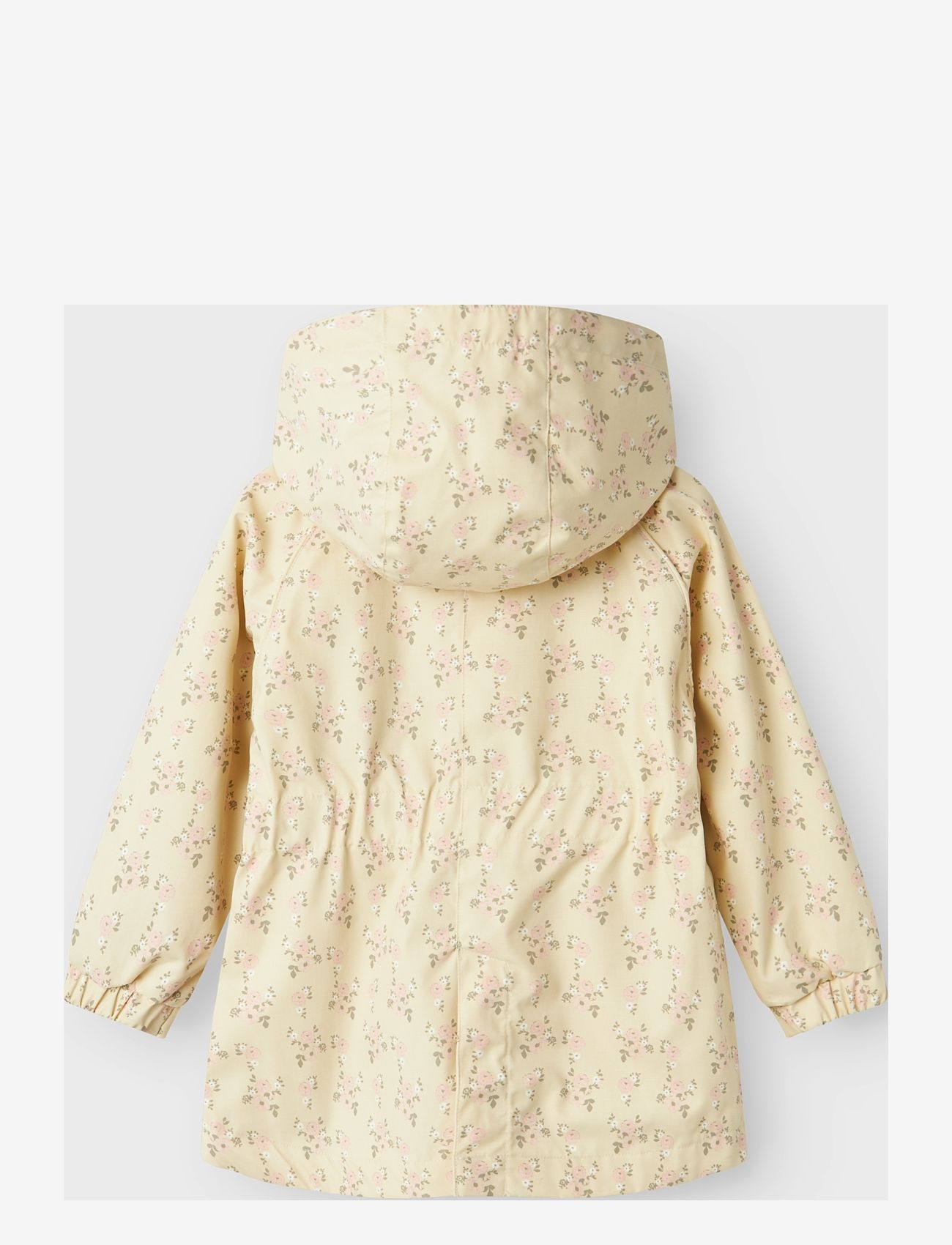 Lil'Atelier - NMFGERDA LONG JACKET AOP FO LIL - tuulejoped - bleached sand - 1