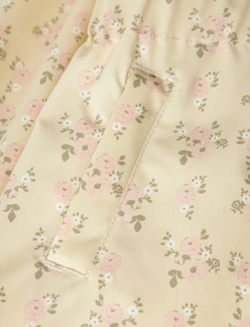 Lil'Atelier - NMFGERDA LONG JACKET AOP FO LIL - vindjakki - bleached sand - 2