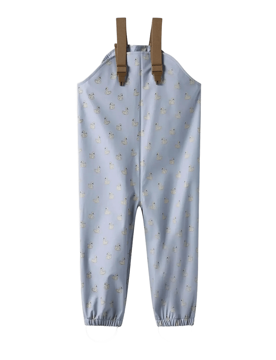 Lil'Atelier - NMFLADRY10 RAIN SET AOP FO LIL - regensets - zen blue - 2