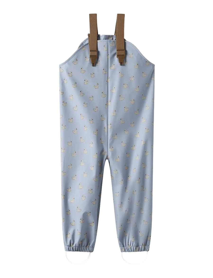 Lil'Atelier - NMFLADRY10 RAIN SET AOP FO LIL - vihmakomplektid - zen blue - 2