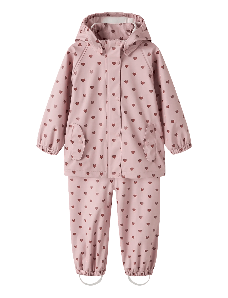 Lil'Atelier - NMFLADRY10 RAIN SET AOP FO LIL - regensets - zephyr - 0