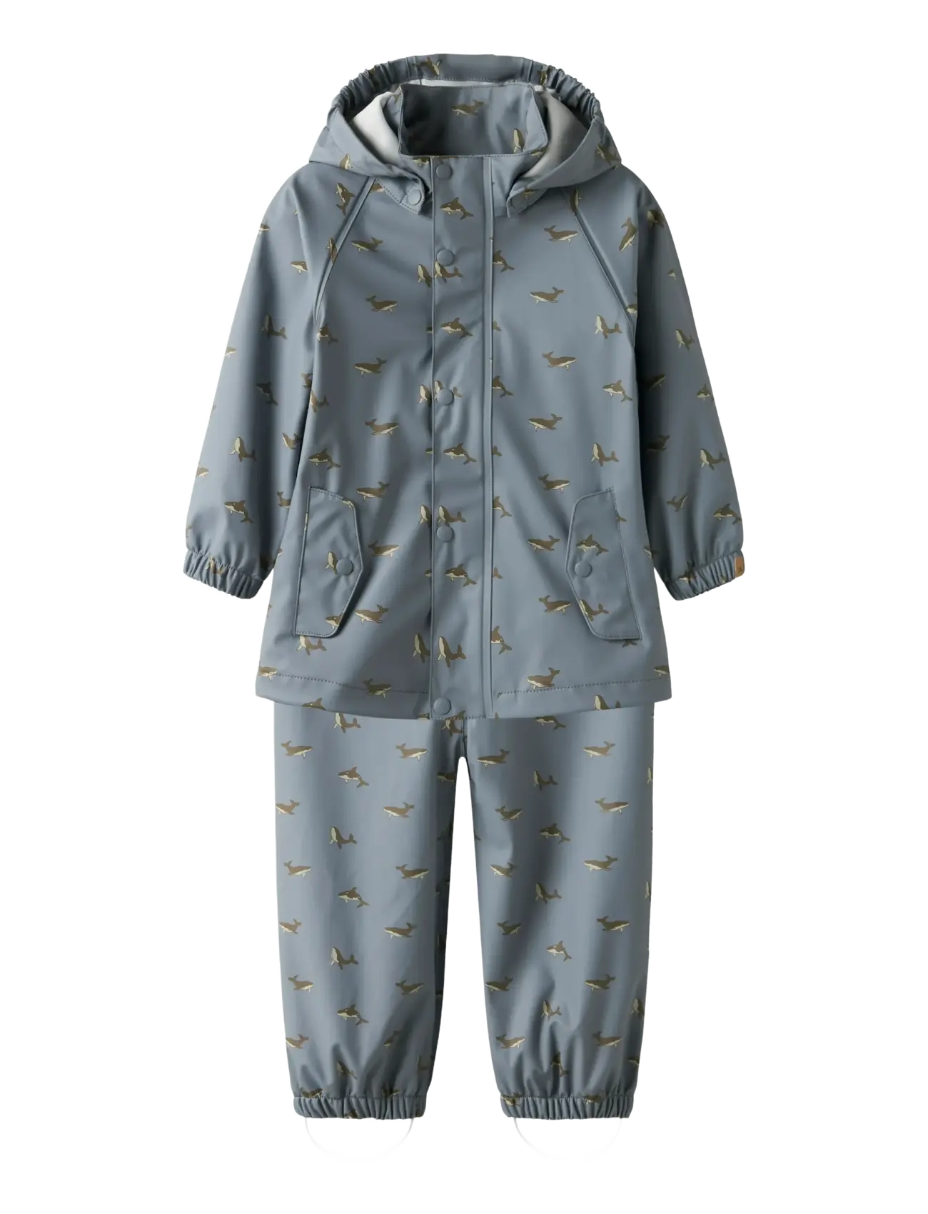 Lil'Atelier NMMLADRY10 RAIN SET AOP FO LIL - Lil'Atelier - TRADEWINDS / blue