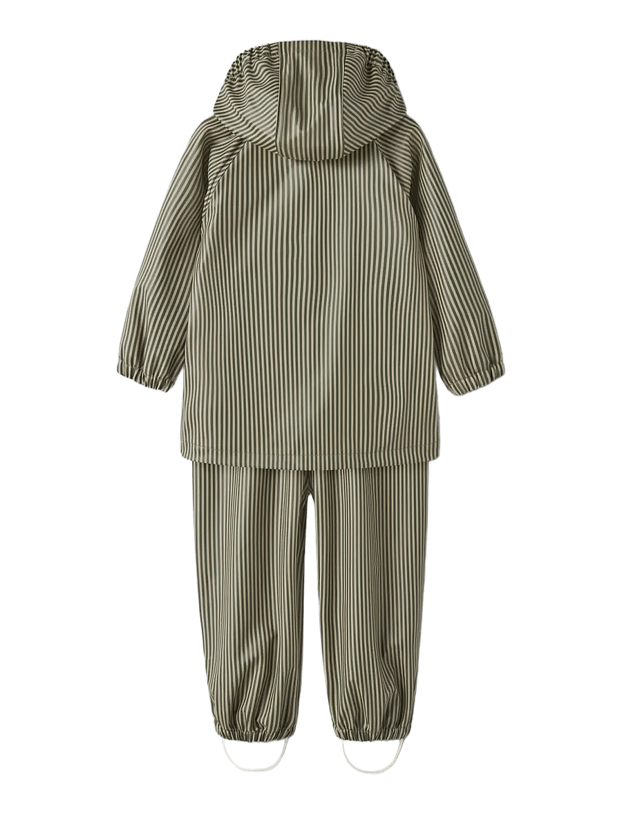Lil'Atelier - NMMLADRY10 RAIN SET AOP FO LIL - regensets - twill - 1
