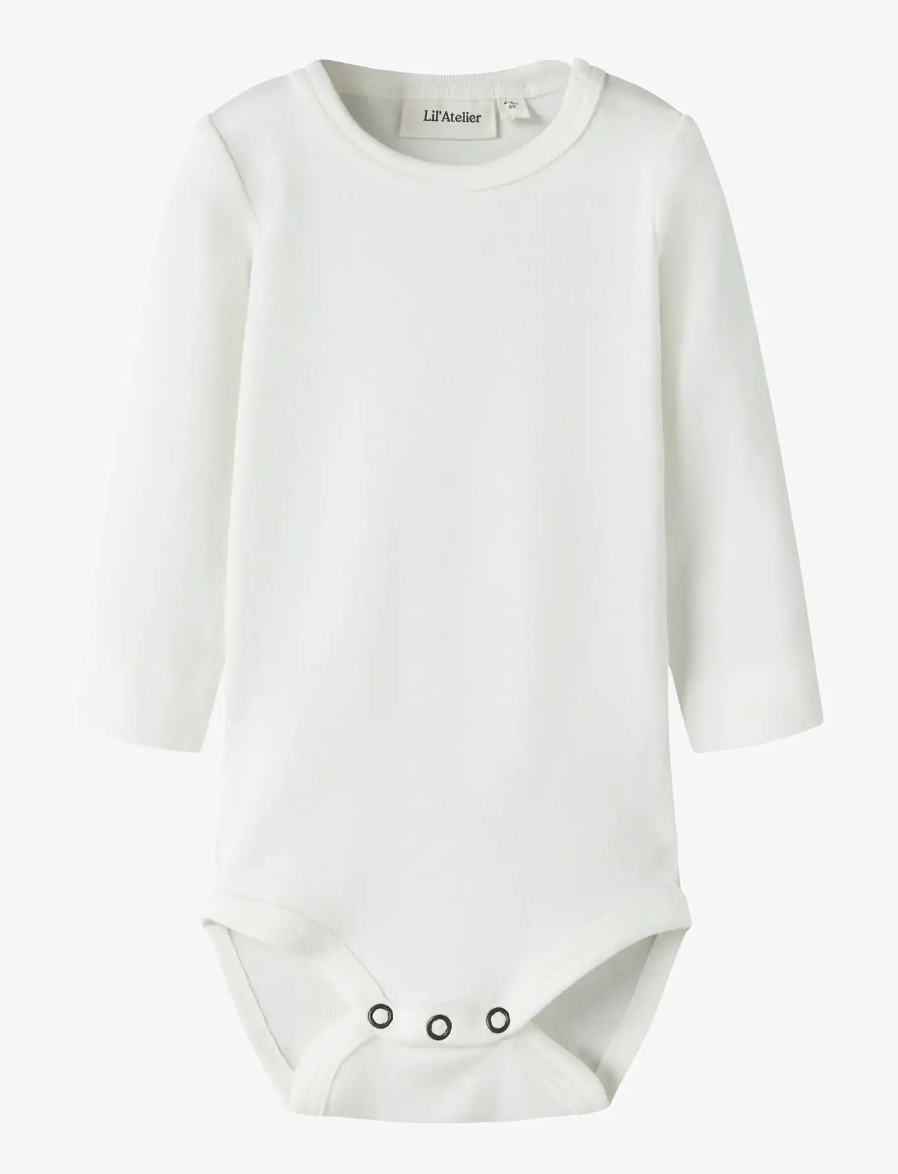 Lil'Atelier - NBNGAYO LS SLIM BODY LIL NOOS - langærmede bodyer - coconut milk - 0