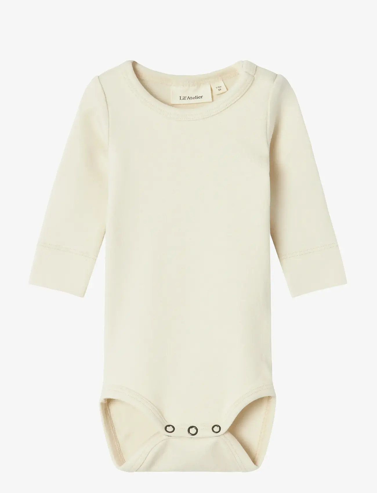 Lil'Atelier - NBNGAYO LS SLIM BODY LIL NOOS - langärmelige bodys - turtledove - 0