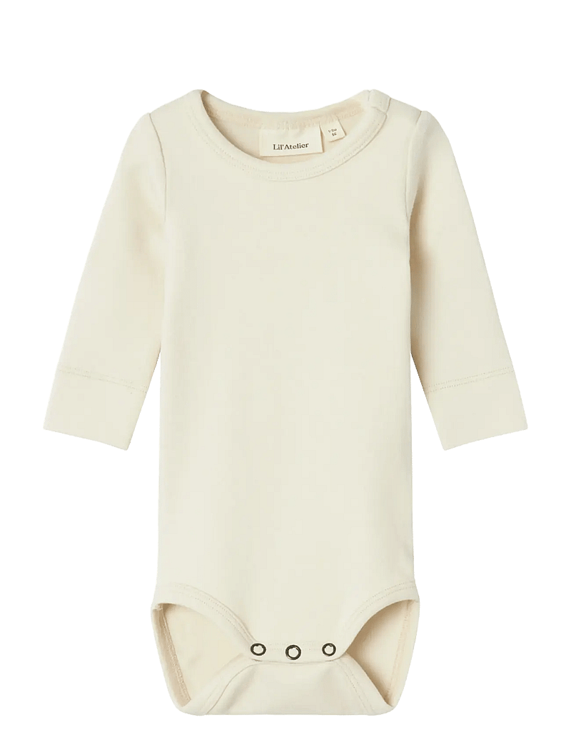Lil'Atelier - NBNGAYO LS SLIM BODY LIL NOOS - langärmelige bodys - turtledove - 0