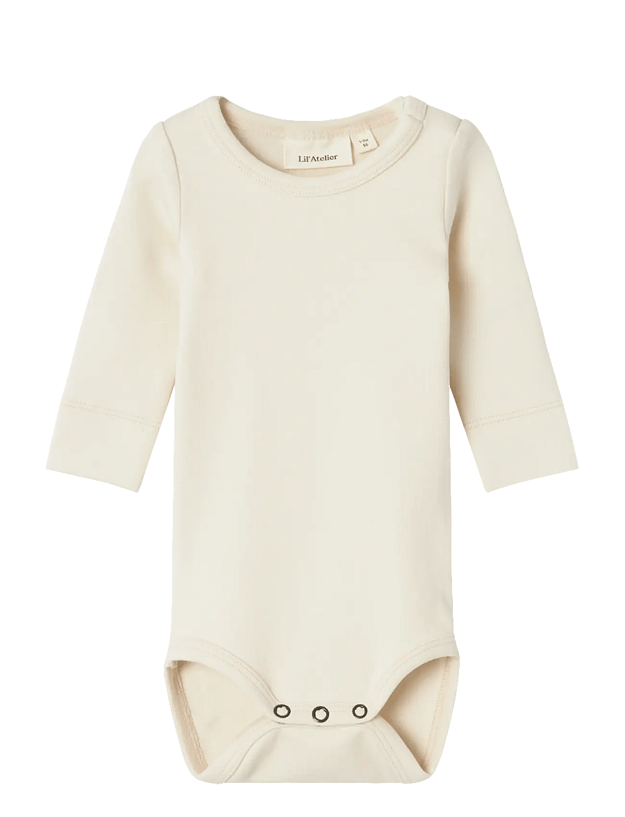 Lil'Atelier - NBNGAYO LS SLIM BODY LIL NOOS - bodies à manches longues - turtledove - 0