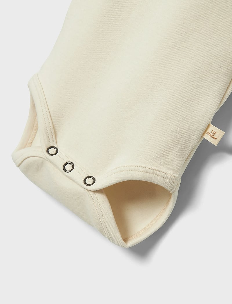 Lil'Atelier - NBNGAYO LS SLIM BODY LIL NOOS - langärmelige bodys - turtledove - 2