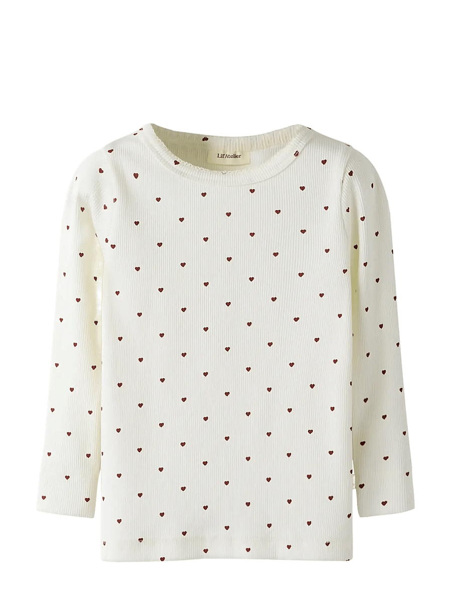 Lil'Atelier - NMFGAGO LS SLIM TOP LIL NOOS - langerma bolir - coconut milk - 1