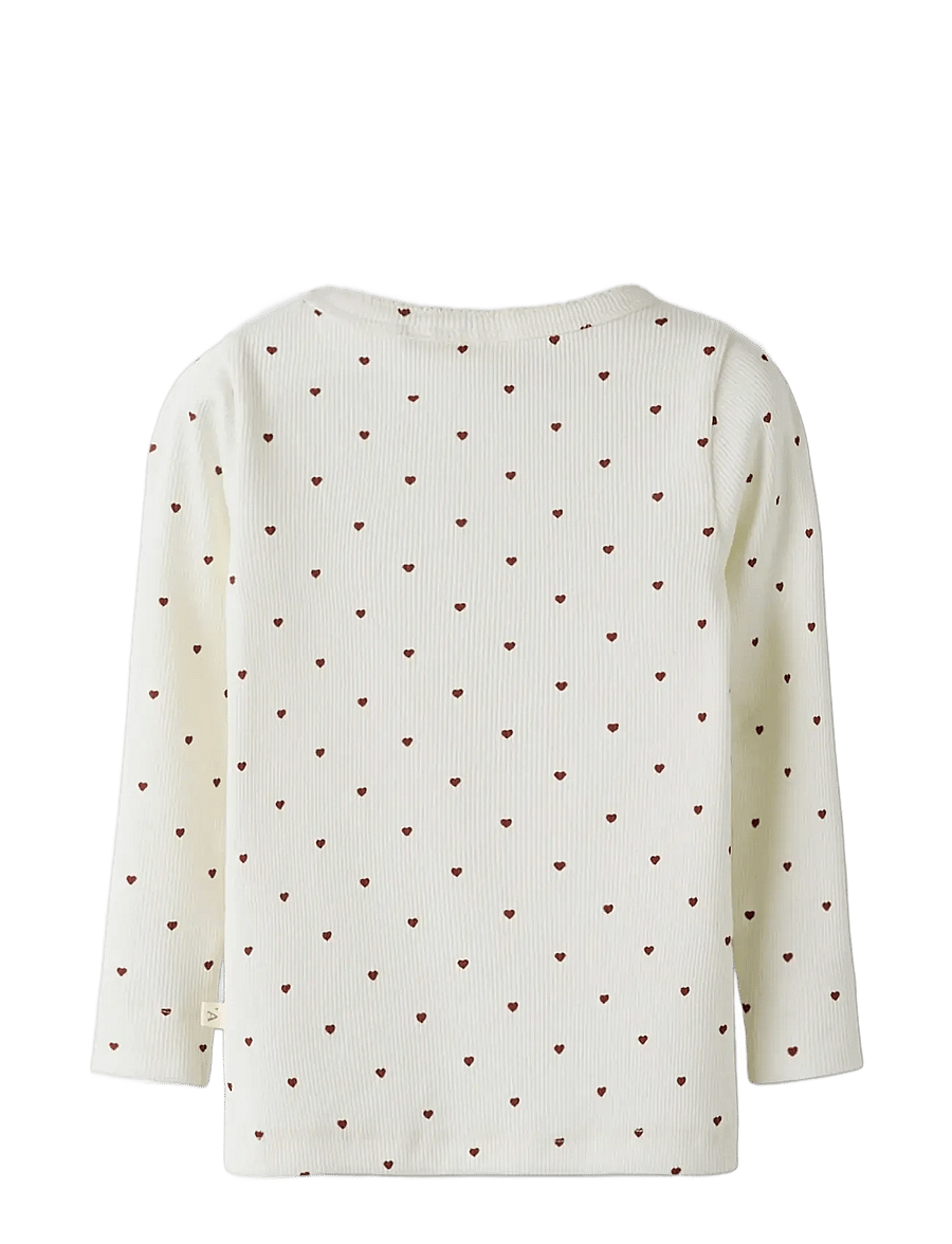 Lil'Atelier - NMFGAGO LS SLIM TOP LIL NOOS - langerma bolir - coconut milk - 2