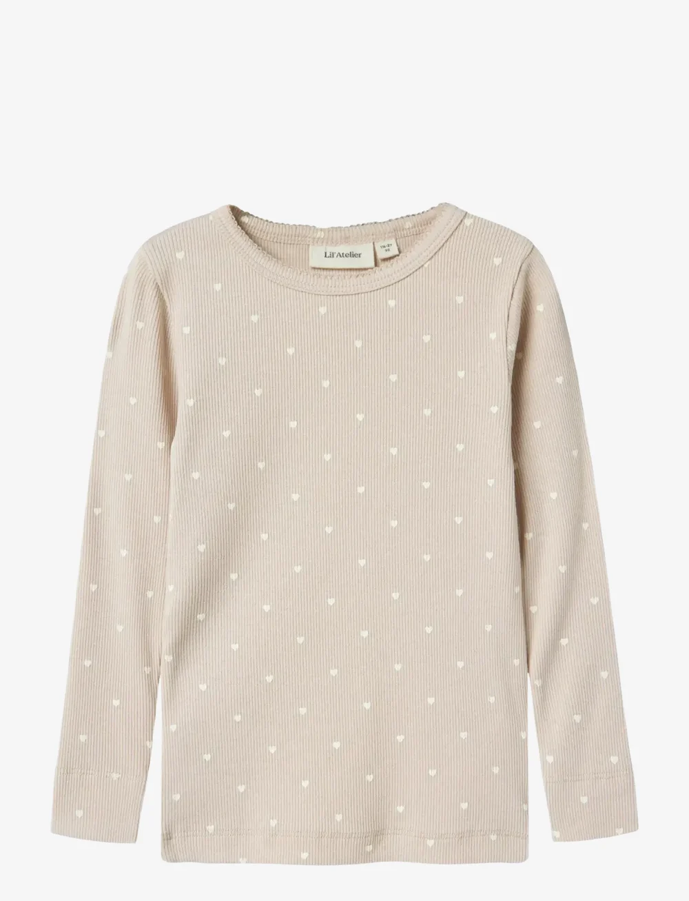 Lil'Atelier - NMFGAGO LS SLIM TOP LIL NOOS - langærmede t-shirts - gray morn - 0