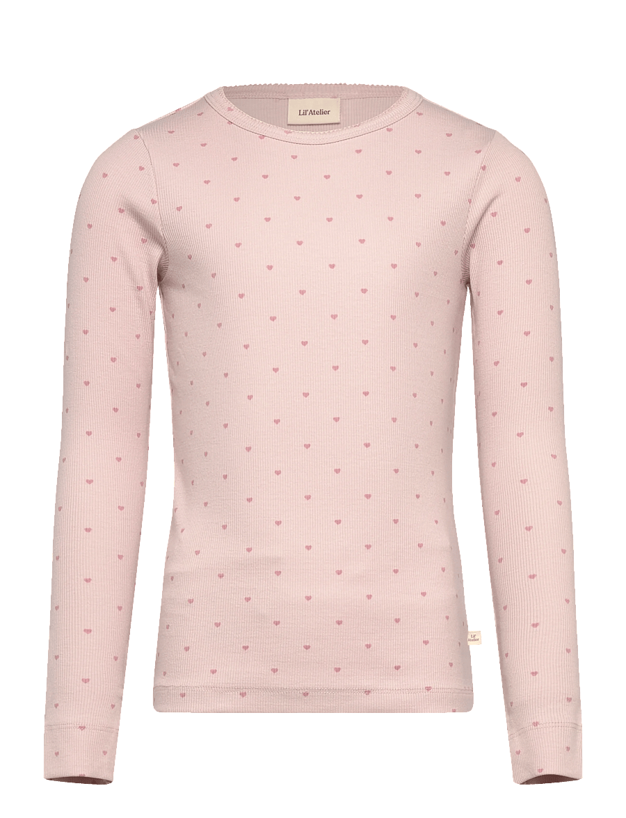 Lil'Atelier - NMFGAGO LS SLIM TOP LIL NOOS - langærmede t-shirts - hushed violet - 0