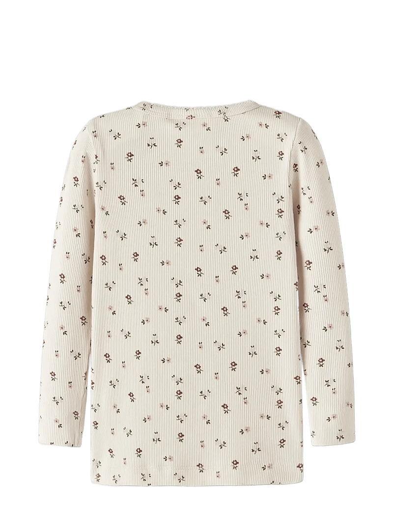 Lil'Atelier - NMFGAGO LS SLIM TOP LIL NOOS - t-krekli ar garām piedurknēm - turtledove - 1