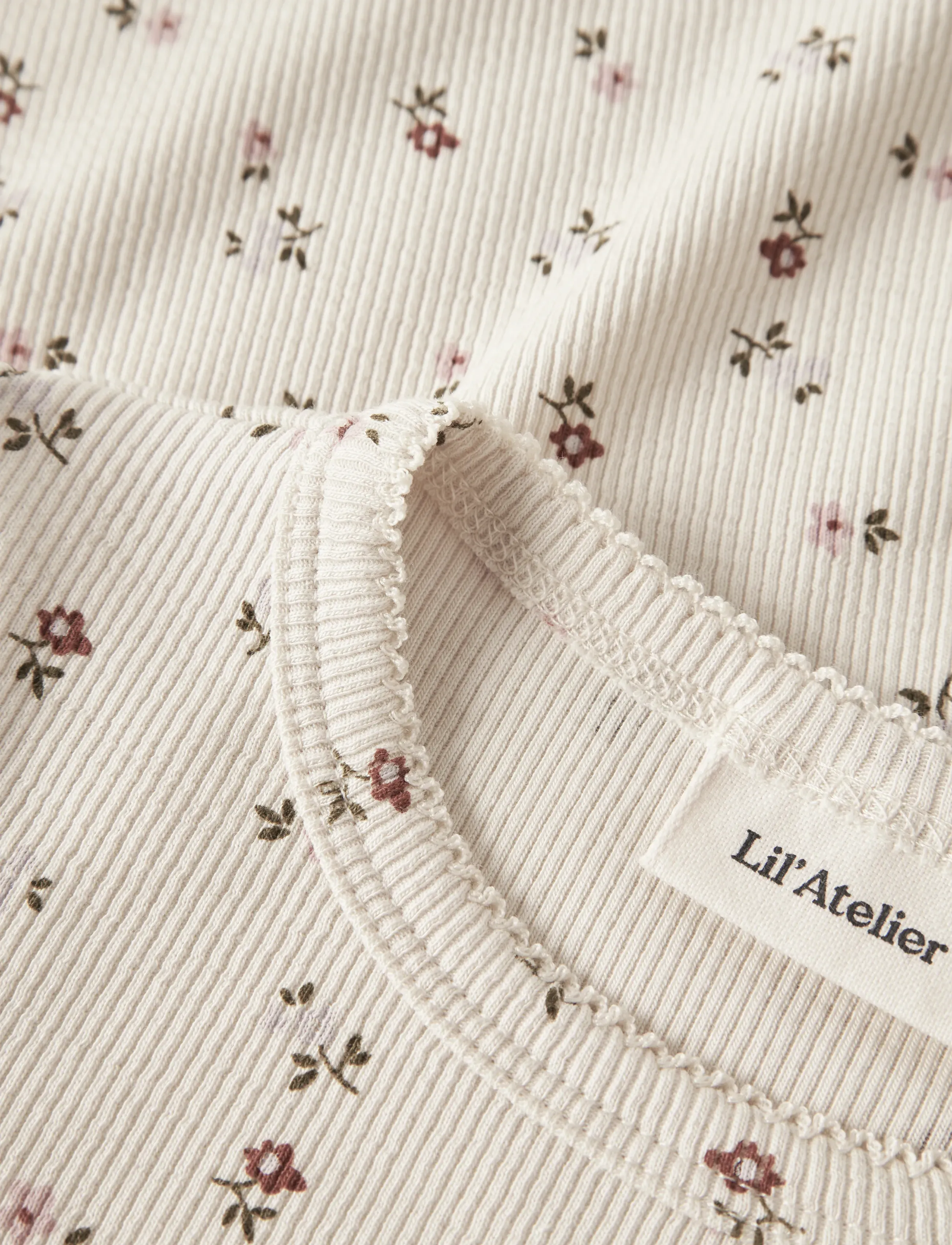 Lil'Atelier - NMFGAGO LS SLIM TOP LIL NOOS - long-sleeved t-shirts - turtledove - 2