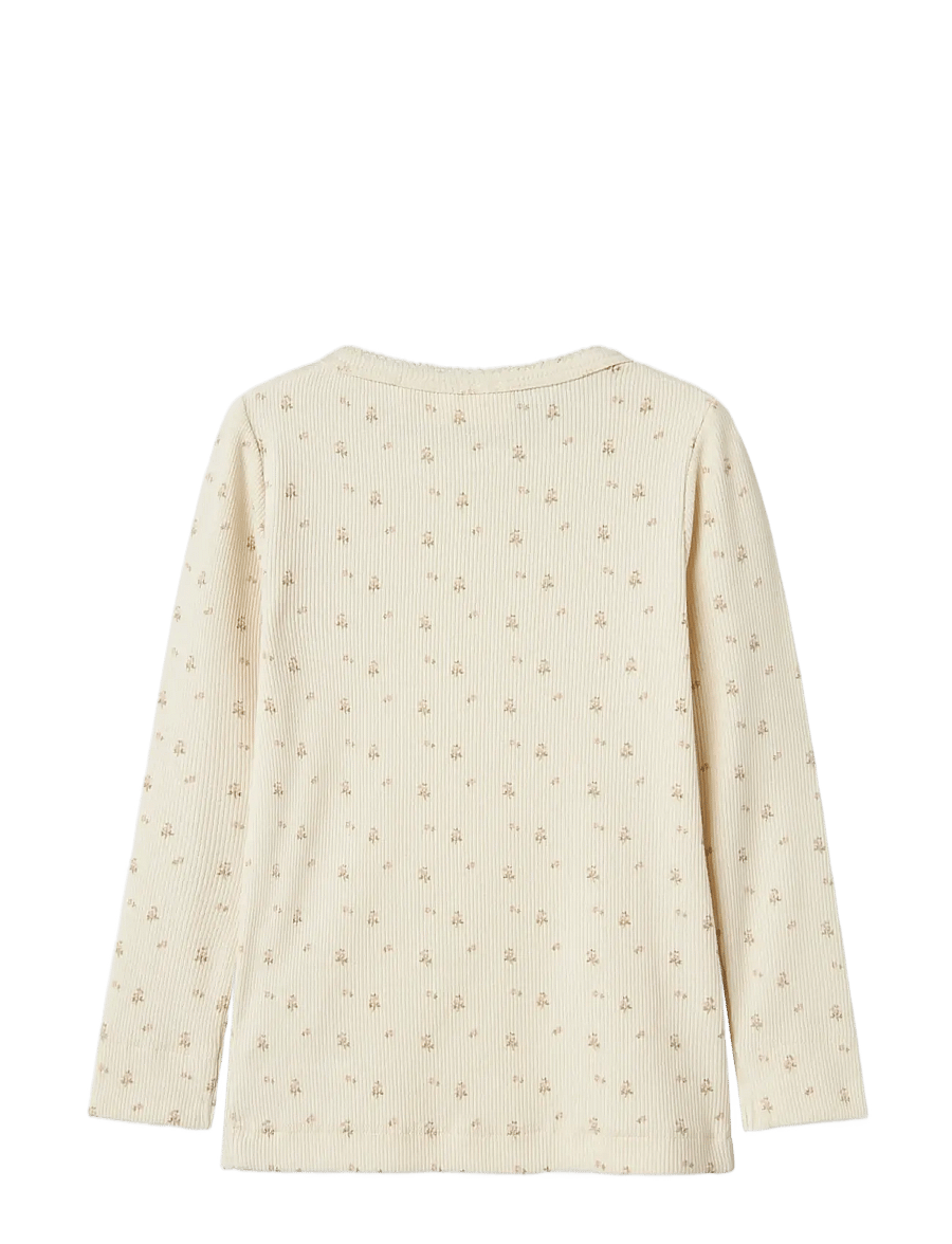 Lil'Atelier - NMFGAGO LS SLIM TOP LIL NOOS - langärmelig - turtledove - 2