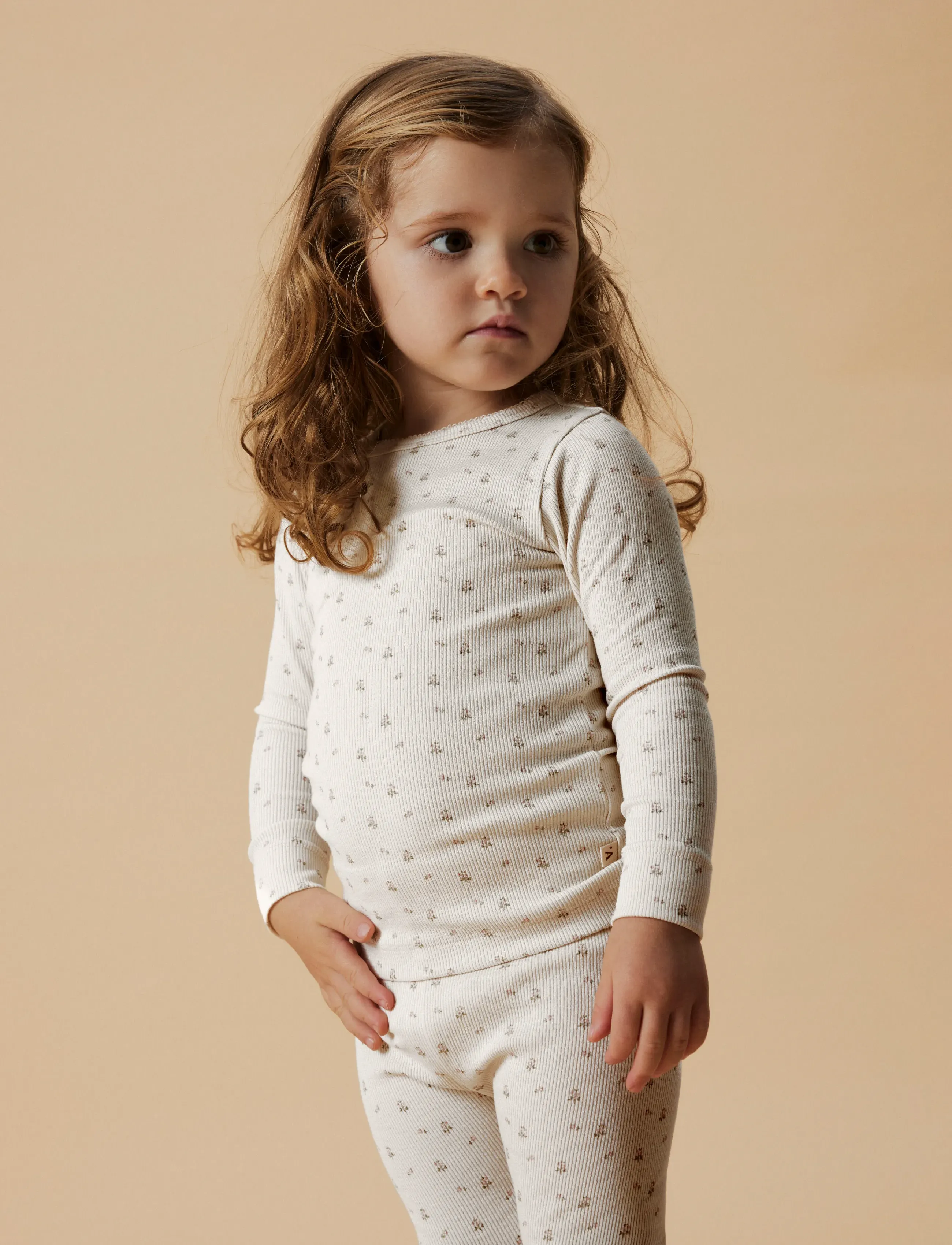 Lil'Atelier - NMFGAGO LS SLIM TOP LIL NOOS - langærmede t-shirts - turtledove - 3