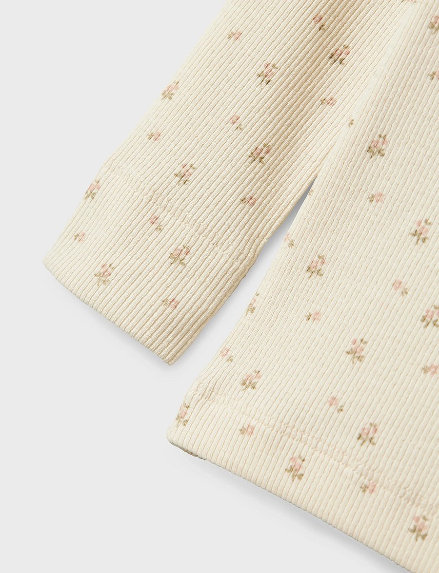 Lil'Atelier - NMFGAGO LS SLIM TOP LIL NOOS - langärmelig - turtledove - 4